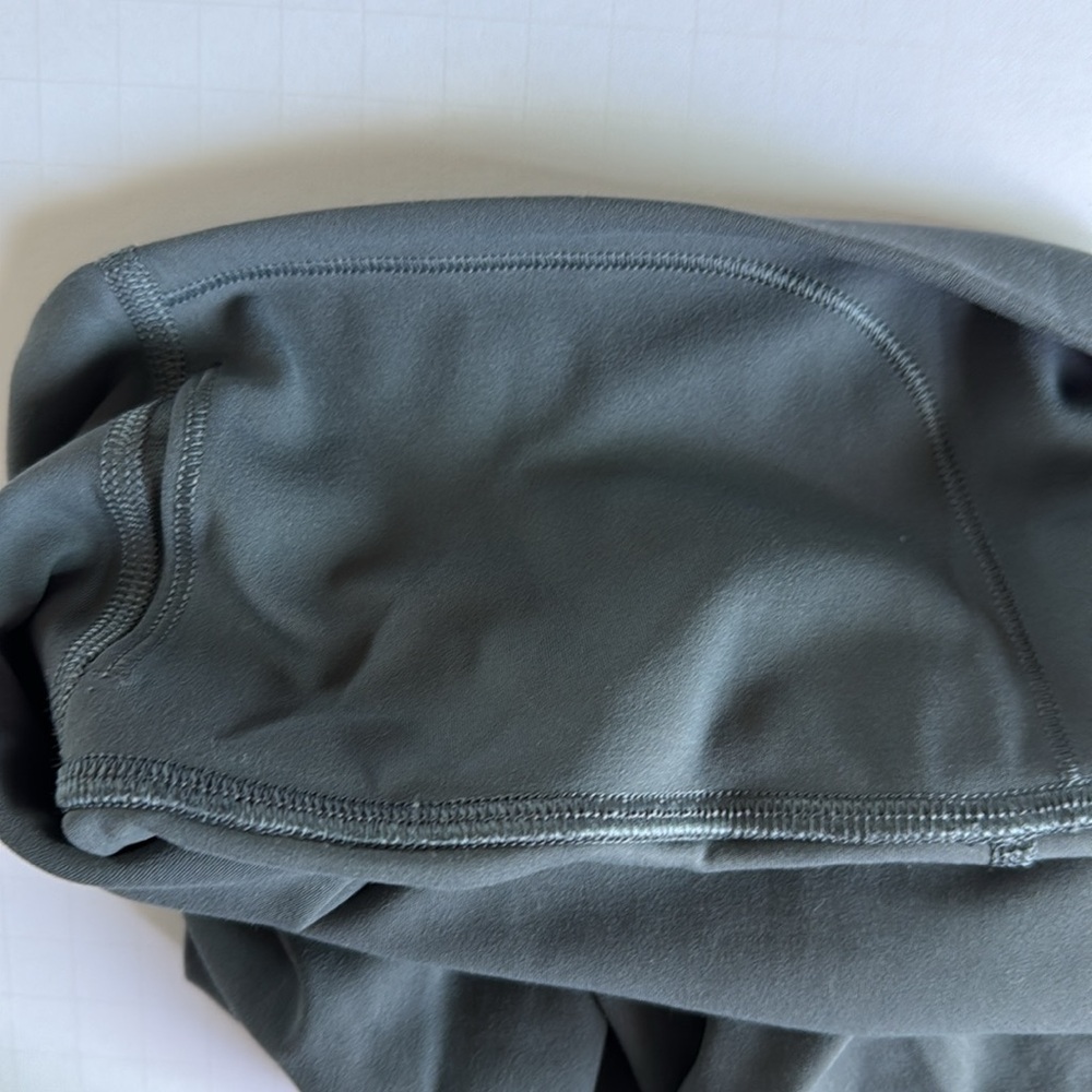 Lulu Lemon Grey Women's High-Waisted Biker 6” Shorts - Size 2 NWOT - Picture 8 of 10